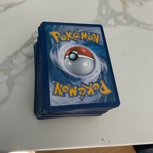 Small stash of Pokemon cards